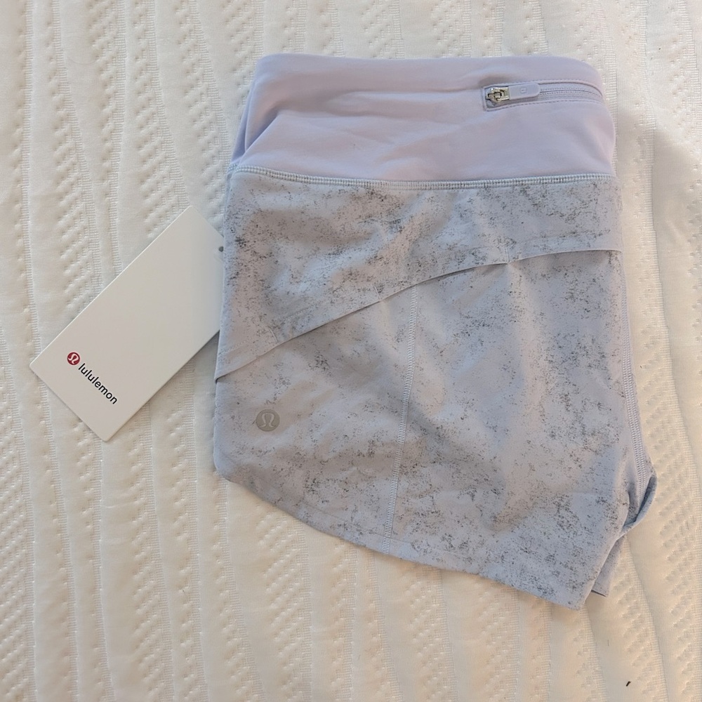 Lululemon speed up LR short 2.5” lined shorts in blue size 8. New with tags